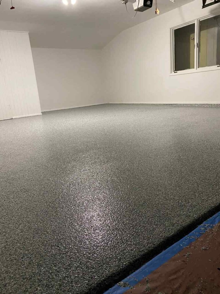 Large commercial epoxy floor installation